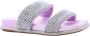 Alma en Pena Sprankelende platte sandaal met strass bandjes Purple Dames - Thumbnail 1