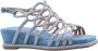 Alma en Pena Platte sandalen voor vrouwen Blue Dames - Thumbnail 1