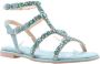 Alma en Pena Sandalen Blauw Dames - Thumbnail 6