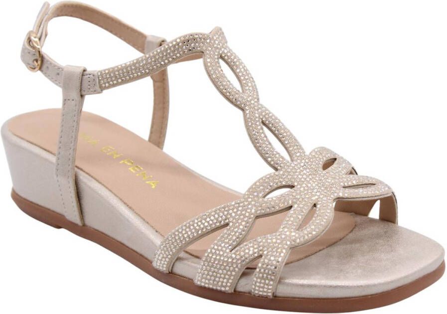 Alma EN Pena Middelhoge sandaal met glitter