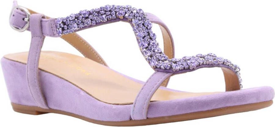 Alma en Pena Flat Sandals Purple Dames