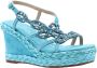 Alma en Pena Ried Sandal Blue Dames - Thumbnail 1