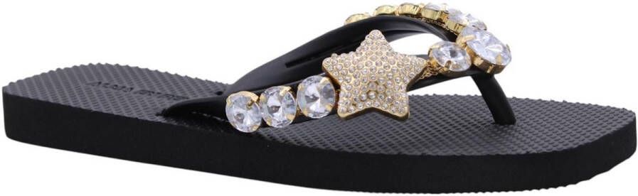 Alma en Pena Teenslipper Zwart