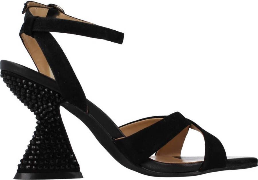 Alma en Pena Stijlvolle hoge hak sandalen Black Dames