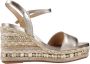 Alma en Pena Rhinestone Sleehak Sandaal Yellow Dames - Thumbnail 1