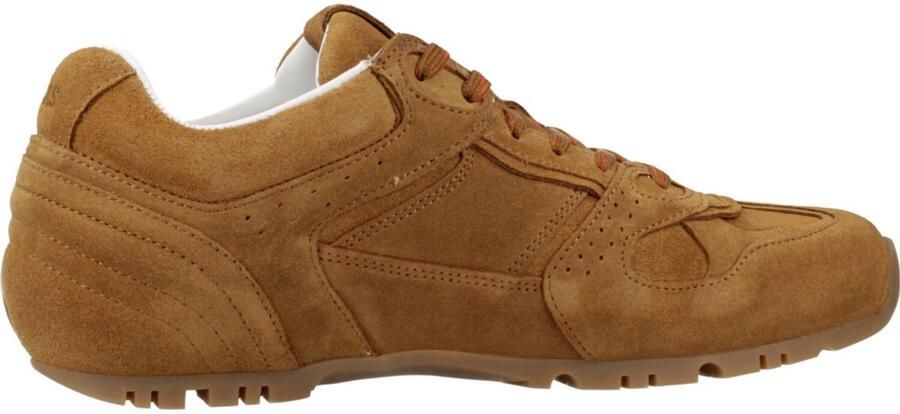 Alohas Bruine Geperforeerde Sneakers met Gewatteerde Enkels