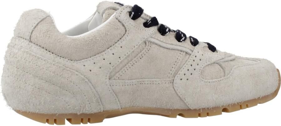 ALOHAS Tb.56 Suède Fuzzy Lichtgrijs Leren Sneakers