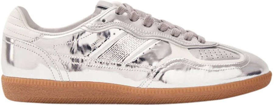 Alohas Tb.490 Rife Shimmer Zilver Crème Leren Sneakers