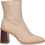 Alohas West Cape Vintage Beige Dames Enkelboots - Thumbnail 1