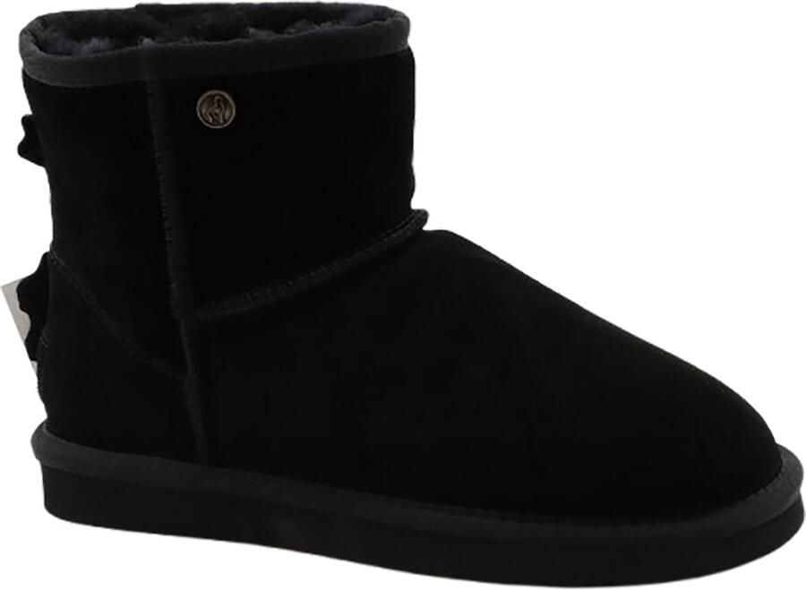 Alpacas Footwear Dames Echt suéde laarzen Gevoerd met 100% zachte lamswol Zwart - Foto 2