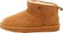 Alpacas Footwear Dames korte laarzen schapenwol voering Chestnut - Thumbnail 2