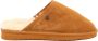Alpacas Footwear heren pantoffel schapenwol voering Chestnut - Thumbnail 1