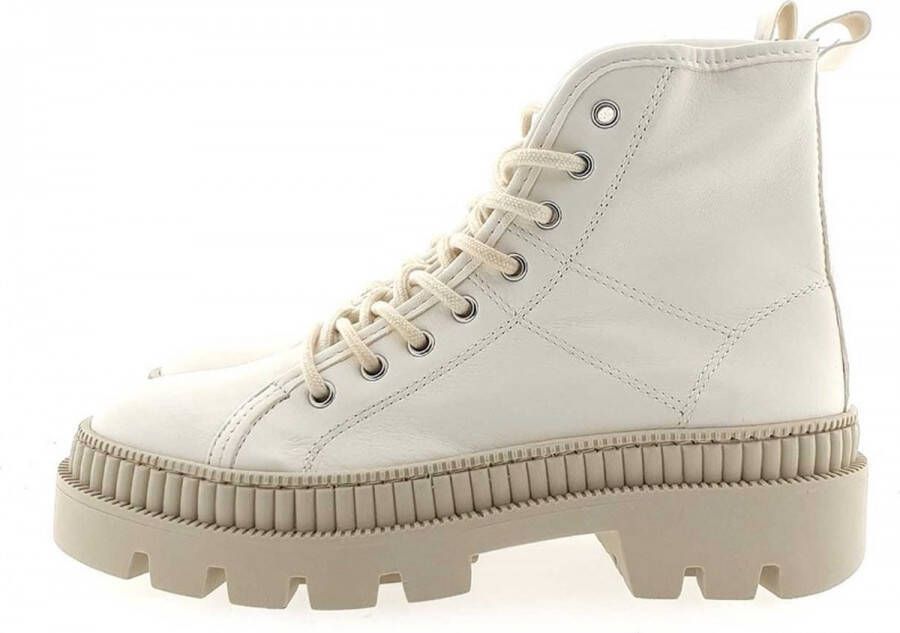 Alpe 2307 veter boots gebroken wit offwhite 36 - Schoenen.nl
