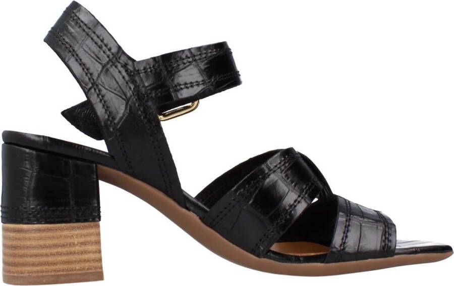 Alpe High Heel Sandals Black Brown Beige Dames
