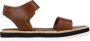 Alpe Flat Sandals Brown Dames - Thumbnail 1