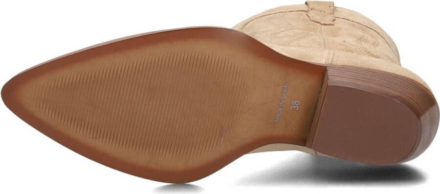 ALPE Cowboylaarzen Dames 50101108 Maat: 37 Materiaal: Suède Kleur: Beige - Foto 2