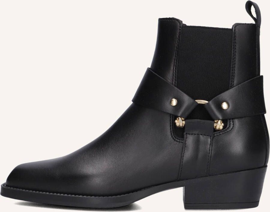 ALPE Enkellaarsjes Dames 52941705 Maat: 37 Materiaal: Leer Kleur: Zwart - Foto 3