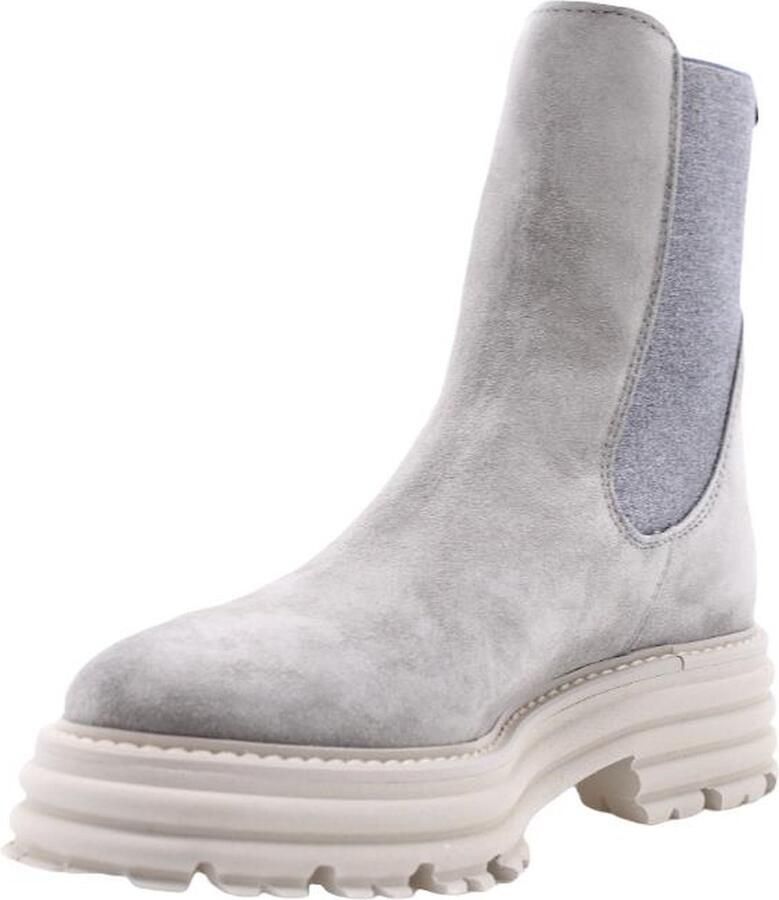 Alpe Grijze Suède Chelsea Boots voor Dames - Foto 4
