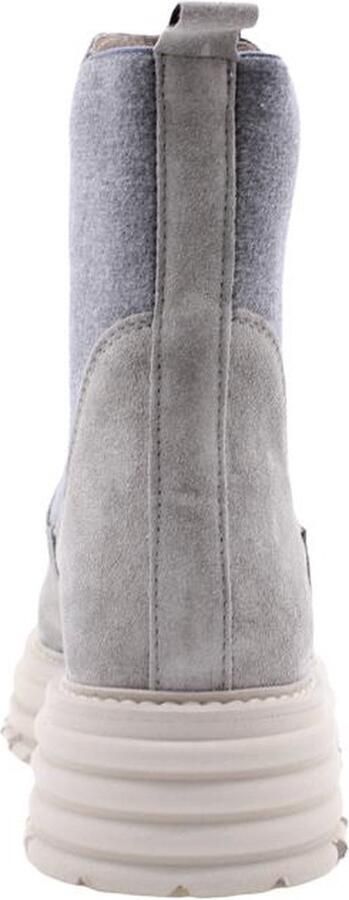 Alpe Grijze Suède Chelsea Boots voor Dames - Foto 3