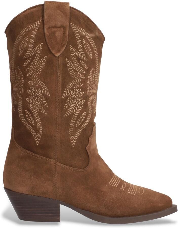 Alpe Bruine Western Leren Laarzen