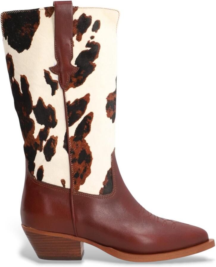 Alpe Bruine Western Leren Laarzen