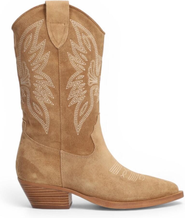 Alpe Bruine Western Leren Laarzen