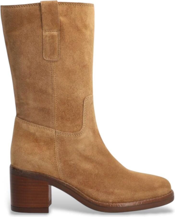 Alpe Dakota taupe leren laarzen