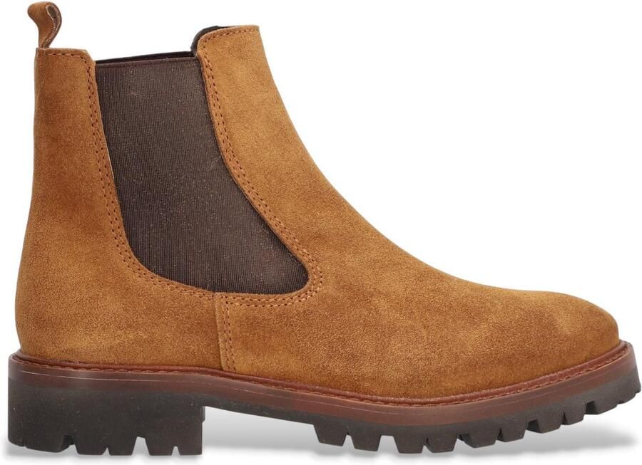 Alpe Militare bruin leren enkellaarsjes