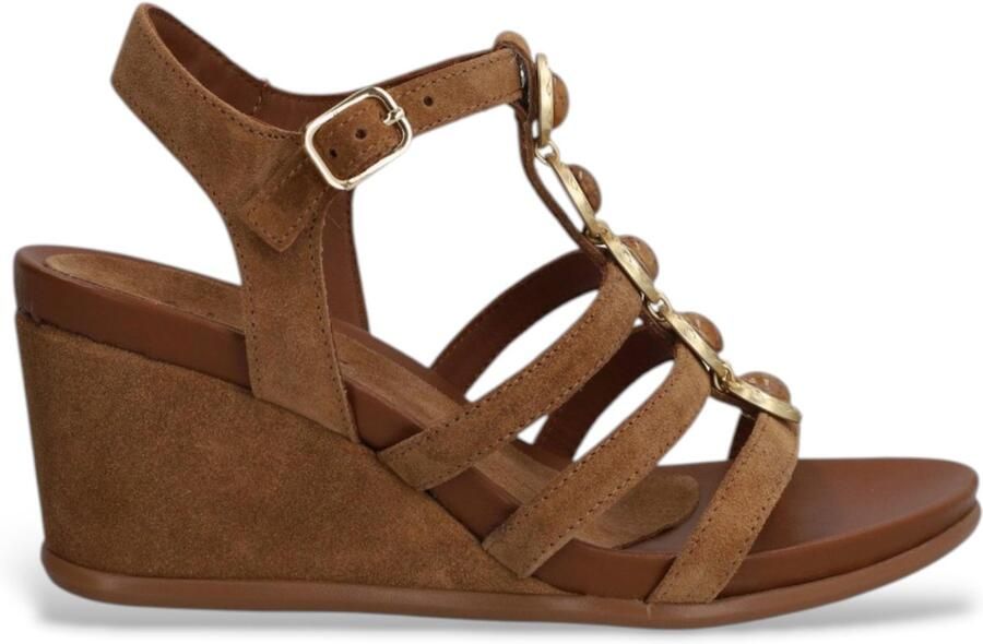 Alpe Yara bruin leren sleehakken