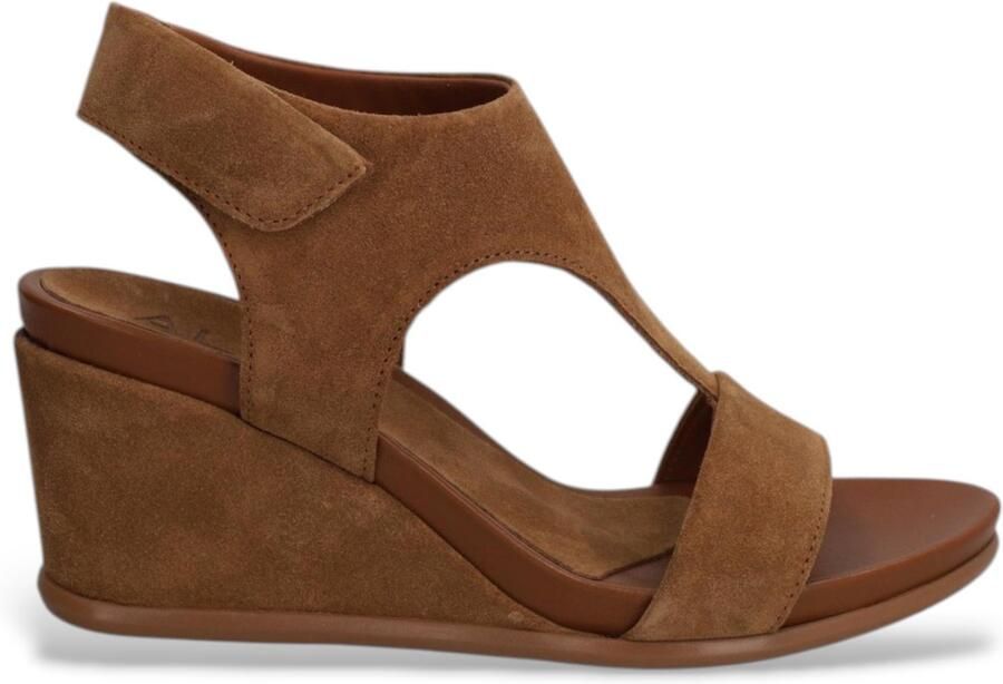 Alpe Yara Juliette bruin leren sleehakken