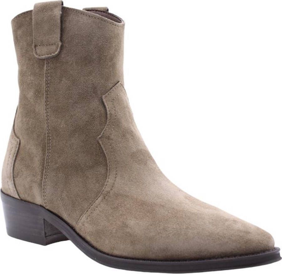 ALPEWOMAN 2652 boots dames groen sander suede