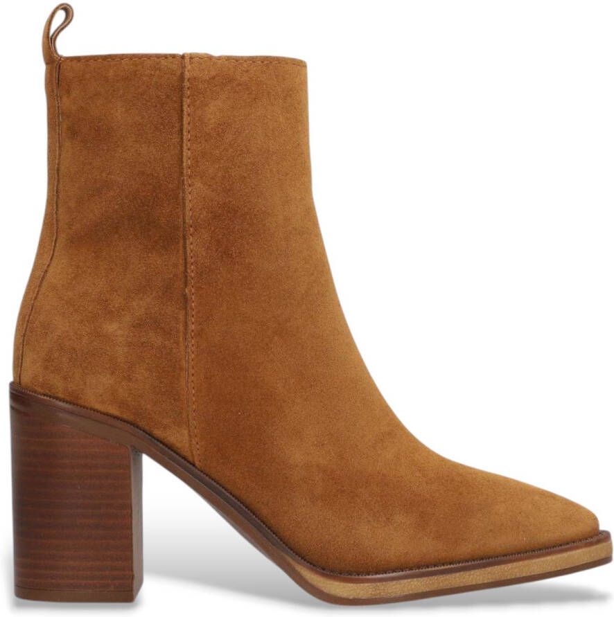 Alpe Bruine Camden Leren Enkellaarsjes