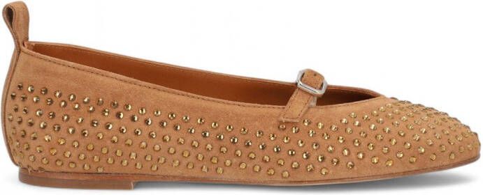 Alpe Bruine Liss Leren Ballerina's