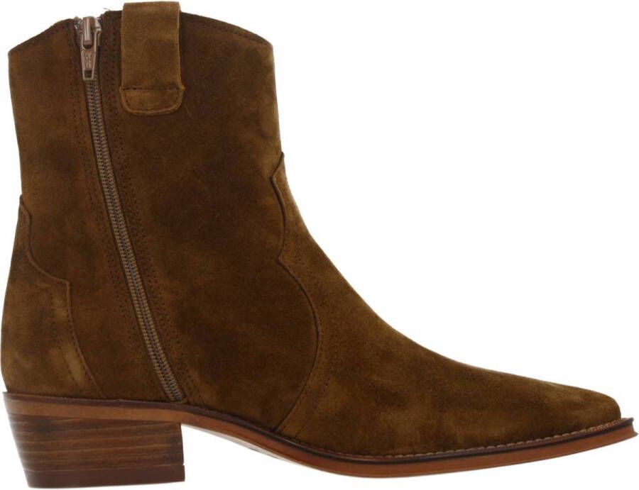 Alpe Leren Enkellaarzen Bruin Holly Model Brown Dames