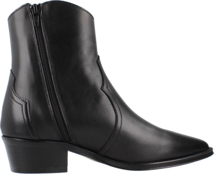 Alpe Stijlvolle Cowboy Laarzen voor Vrouwen Black Dames