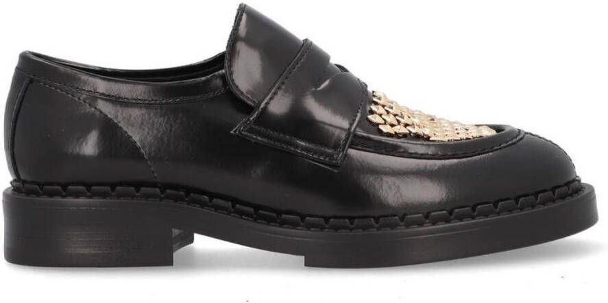 Alpe Chester loafers in zwart leer