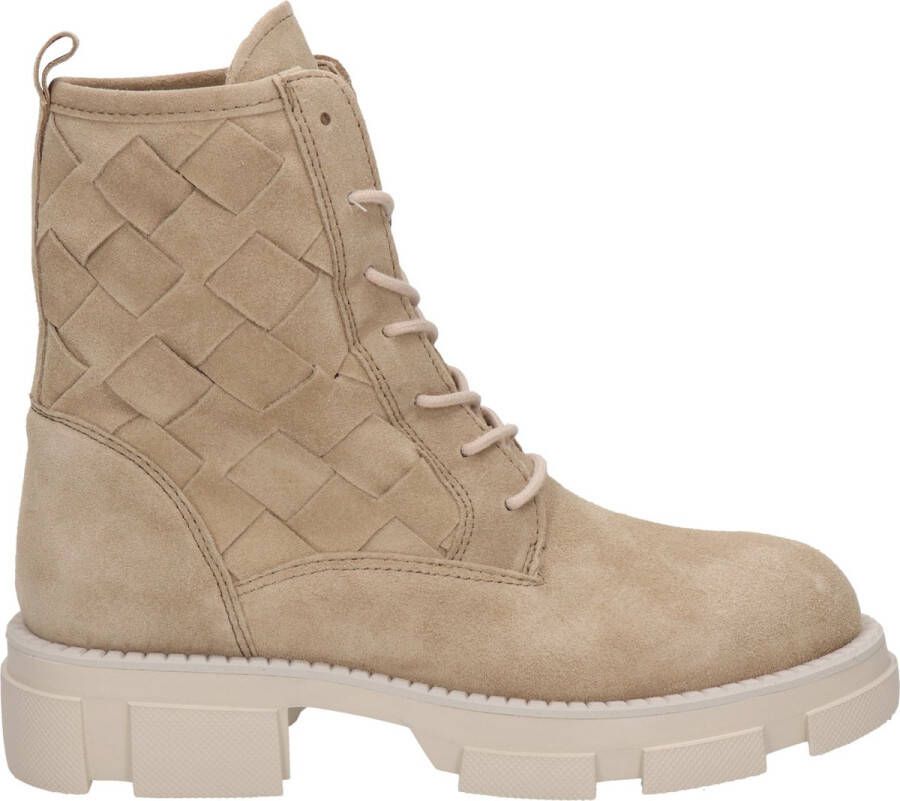 Alpe dames veterboots Beige