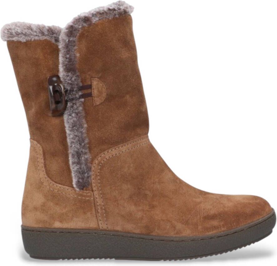 Alpe Urban bruin leren enkellaarsjes