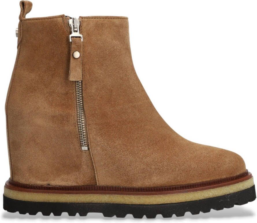 Alpe Vainty 2 bruin leren enkellaarsjes