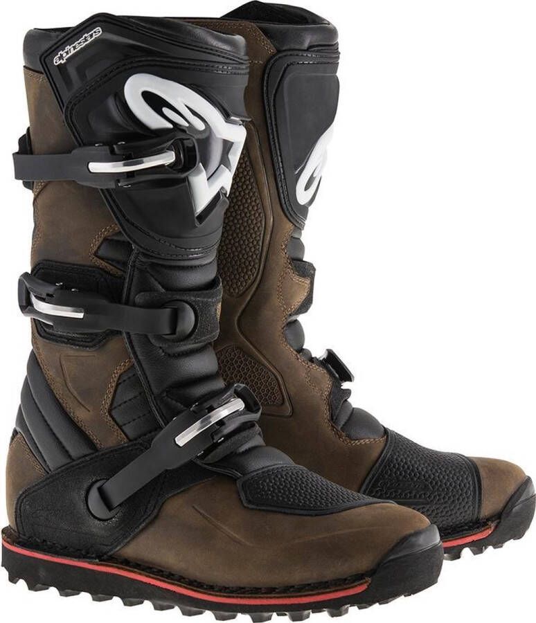 Alpinestars TECH T BROWN OILED BOOTS 10 Maat Laars