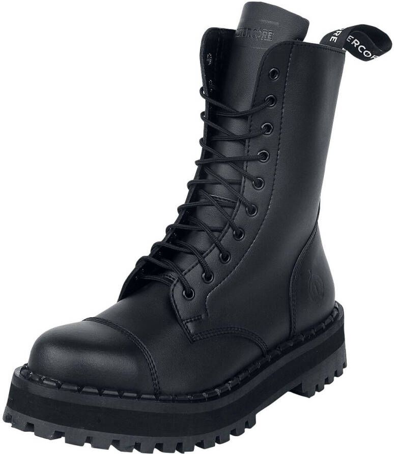Altercore 353 Vegan Laarzen zwart Polyurethaan Unisex Basics Biker Rock wear Street wear