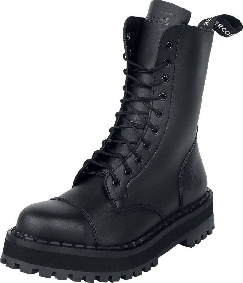 Altercore 353 Vegan Laarzen zwart Polyurethaan Unisex Basics Biker Rock wear Street wear