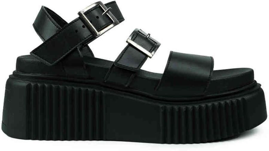 Altercore Driada Vegan Plateau Sandaal 39 Shoes Zwart
