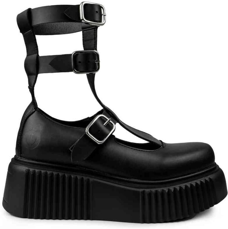 Altercore Granda Vegan Plateau Laarzen 39 Shoes Zwart