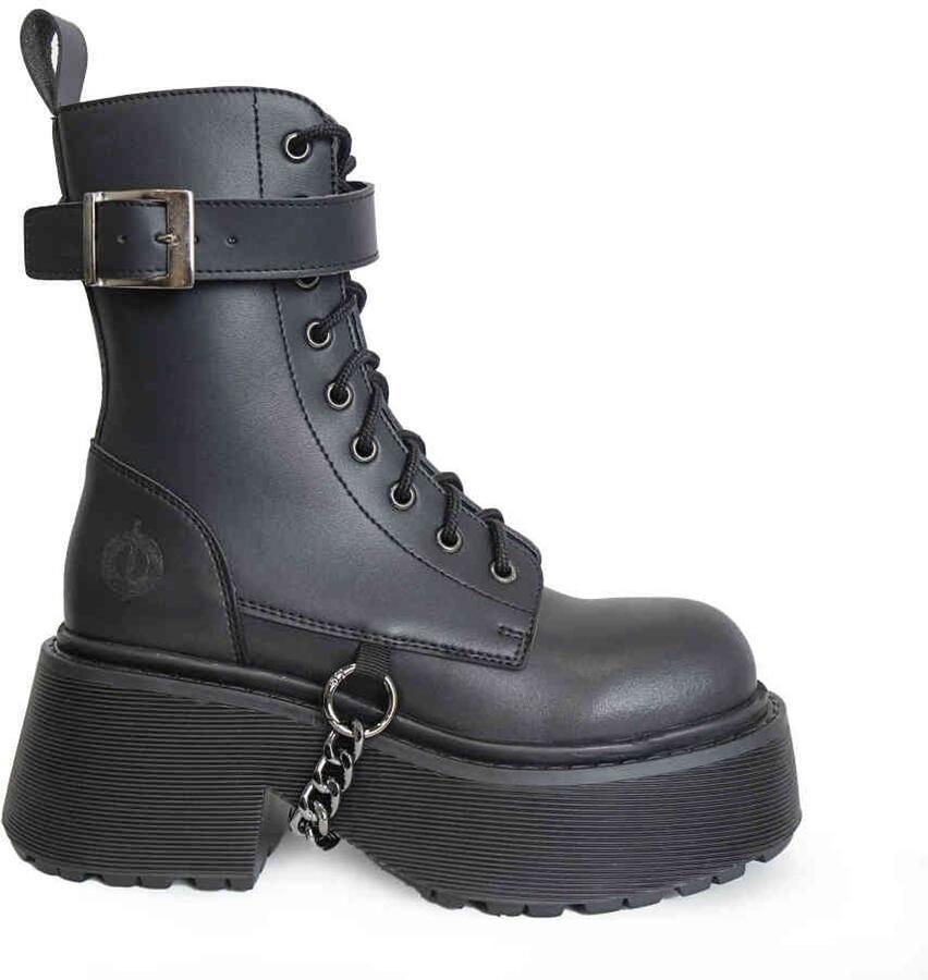 Altercore Kezar Vegan Plateau Laarzen 39 Shoes Zwart