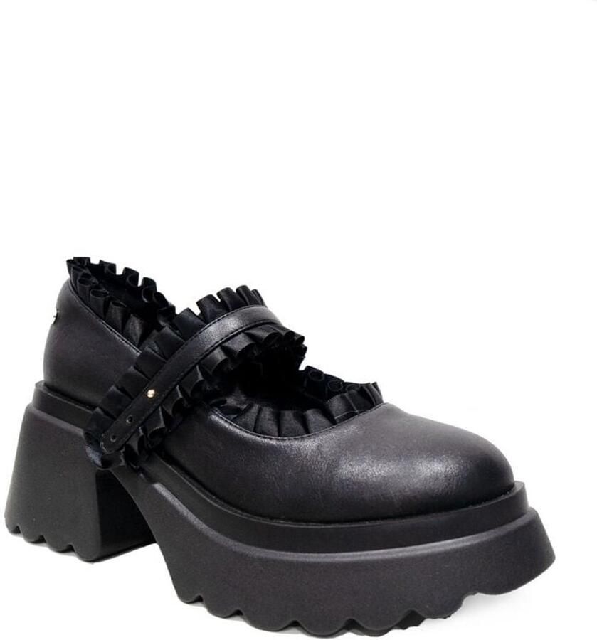 Altercore Nina Black Hoge hak zwart PVC