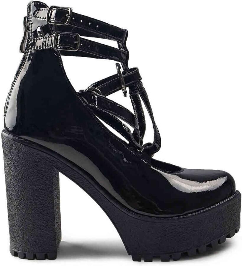 Altercore Topaz Vegan Plateau Laarzen 37 Shoes Zwart