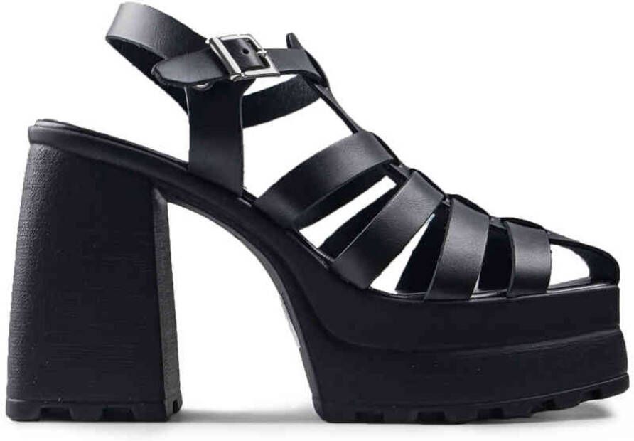 Altercore Amy Plateau Sandaal 41 Shoes Zwart