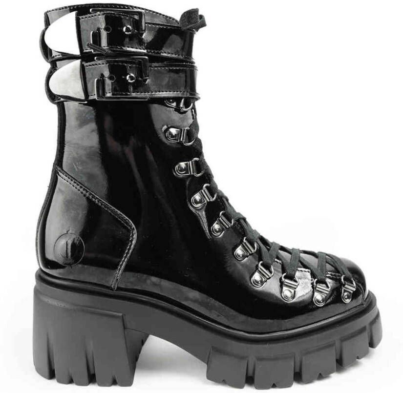 Altercore Chloe II Vegan Plateau Laarzen 39 Shoes Zwart