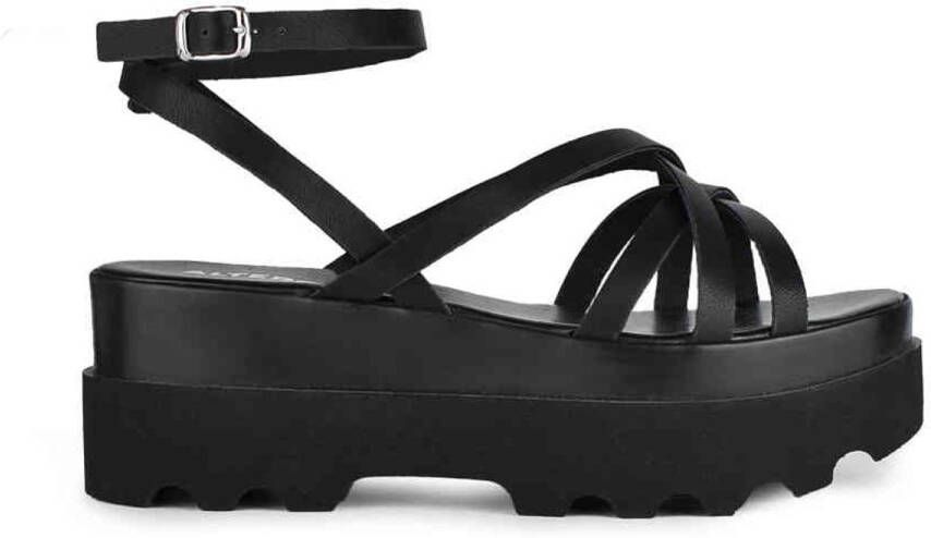 Altercore Dolo Plateau Sandaal 36 Shoes Zwart
